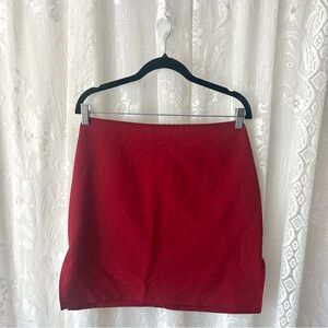Vintage 1990's Garage Red Mini Skirt!